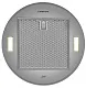 Вытяжка кухонная цилиндрическая настенная MEFERI TUBE35IX COMFORT, 35 см, серая, производительность 1200 м3/ч, 3 скорости, низкий уровень шума, режимы отвод и рециркуляция, гарантия 3 года