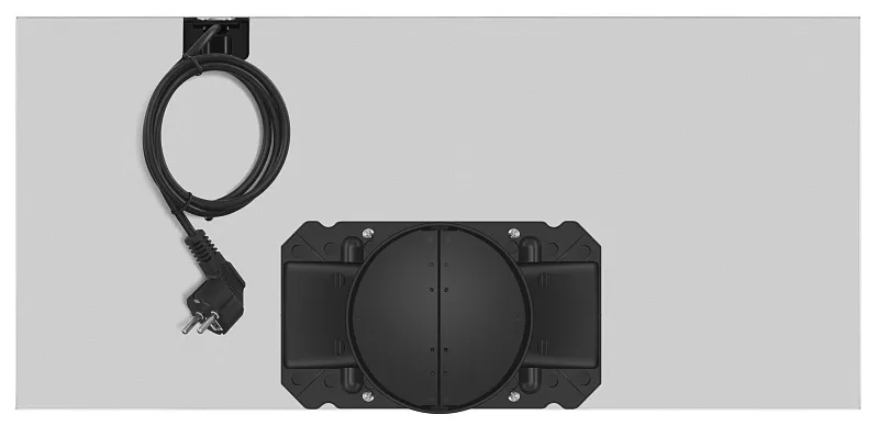Вытяжка кухонная MEFERI INBOX60BK PUSH COMFORT, 60 см, встраиваемая, черная, производительность 950 м3/ч, 3 скорости, с утапливаемым переключателем, низкий уровень шума, режимы отвод и рециркуляция, гарантия 3 года
