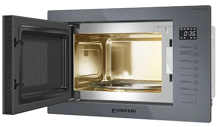 Микроволновая печь встраиваемая MEFERI MMO6025GR ULTRA Микроволновая печь встраиваемая MEFERI MMO6025GR ULTRA