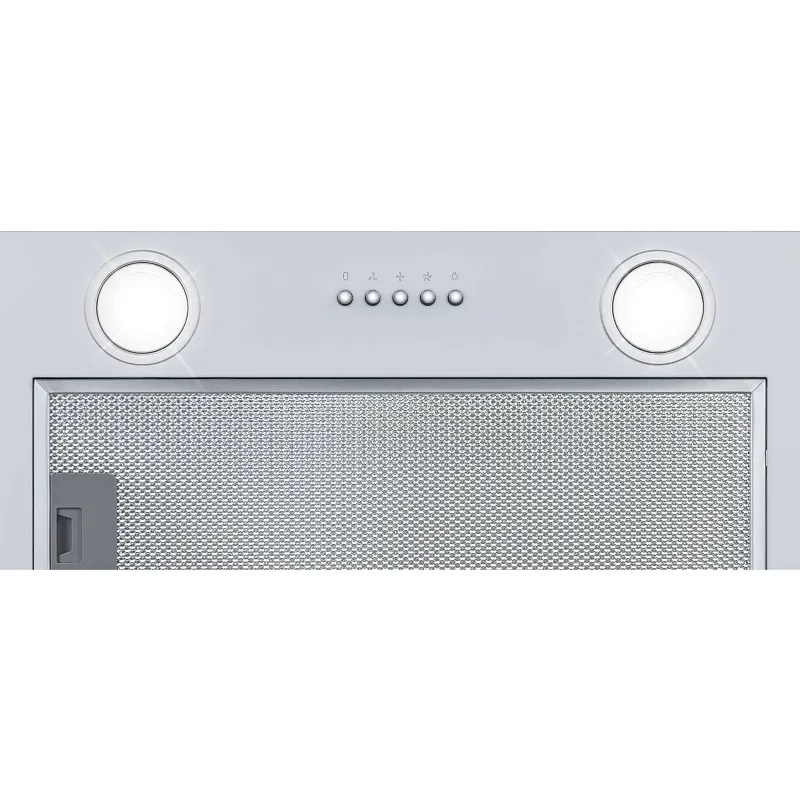 Вытяжка кухонная MEFERI INBOX60WH ULTRA, 60 см, встраиваемая, белая, производительность 1100 м3/ч, 3 скорости, низкий уровень шума, режимы отвод и рециркуляция, гарантия 3 года