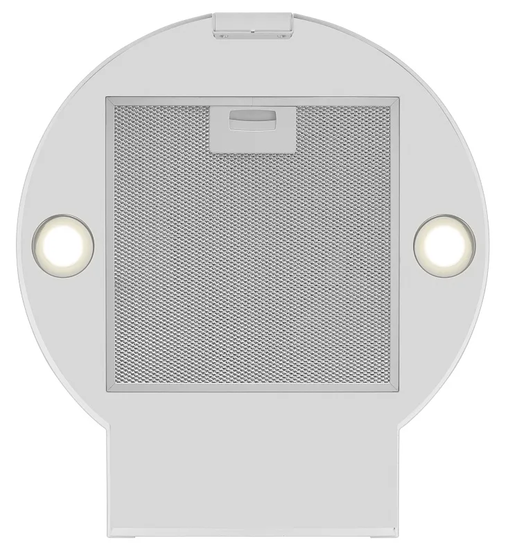 Вытяжка кухонная цилиндрическая настенная MEFERI TUBE40WH POWER, 40 см, белая, производительность 850 м3/ч, 3 скорости, низкий уровень шума, режимы отвод и рециркуляция, гарантия 3 года