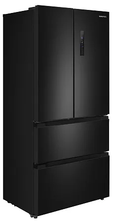 Холодильник отдельностоящий, с инвертором MEFERI MFR83BLACK IX TOTAL NO FROST FRENCH DOOR COMFORT, двухкамерный, с зоной свежести, с льдогенератором Холодильник отдельностоящий, с инвертором MEFERI MFR83BLACK IX TOTAL NO FROST FRENCH DOOR COMFORT, двухкамерный, с зоной свежести, с льдогенератором