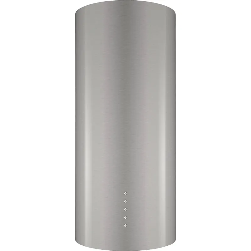 Вытяжка кухонная цилиндрическая настенная MEFERI TUBE35IX ULTRA, 35 см, серая, производительность 1200 м3/ч, 3 скорости, низкий уровень шума, режимы отвод и рециркуляция, гарантия 3 года