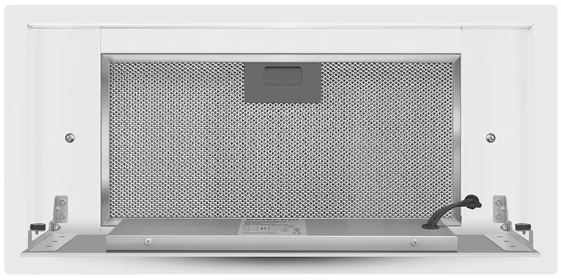 Вытяжка кухонная MEFERI SMARTBOX60WH GLASS COMFORT, 60 см, встраиваемая, белая, стекло, производительность 950 м3/ч, 3 скорости, низкий уровень шума, режимы отвод и рециркуляция, гарантия 3 года