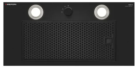 Вытяжка кухонная MEFERI INBOX60BK PUSH COMFORT, 60 см, встраиваемая, черная, производительность 950 м3/ч, 3 скорости, с утапливаемым переключателем, низкий уровень шума, режимы отвод и рециркуляция, гарантия 3 года Вытяжка кухонная MEFERI INBOX60BK PUSH COMFORT, 60 см, встраиваемая, черная, производительность 950 м3/ч, 3 скорости, с утапливаемым переключателем, низкий уровень шума, режимы отвод и рециркуляция, гарантия 3 года
