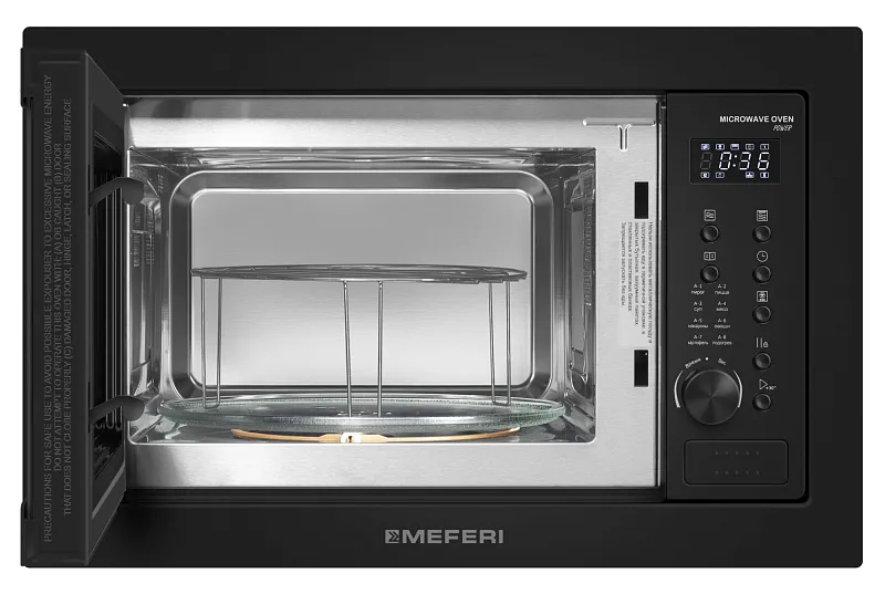 Микроволновая печь встраиваемая MEFERI MMO6025BK POWER