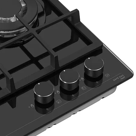Варочная панель газовая MEFERI MGH453BK GLASS POWER Варочная панель газовая MEFERI MGH453BK GLASS POWER