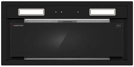 Вытяжка кухонная MEFERI INBOX60BK COMFORT PLUS, 60 см, встраиваемая, черная, производительность 1200 м3/ч, 3 скорости, низкий уровень шума, режимы отвод и рециркуляция, гарантия 3 года Вытяжка кухонная MEFERI INBOX60BK COMFORT PLUS, 60 см, встраиваемая, черная, производительность 1200 м3/ч, 3 скорости, низкий уровень шума, режимы отвод и рециркуляция, гарантия 3 года
