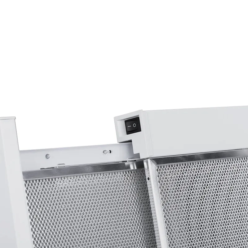 Вытяжка телескопическая кухонная MEFERI SLIDEBOX60WH LIGHT, 60 см, белая, производительность 650 м3/ч, 2 скорости, низкий уровень шума, режимы отвод и рециркуляция, гарантия 3 года