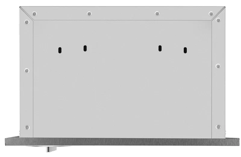 Вытяжка кухонная MEFERI INBOX52IX POWER, 52 см, встраиваемая, серая, производительность 900 м3/ч, 3 скорости, низкий уровень шума, режимы отвод и рециркуляция, гарантия 3 года