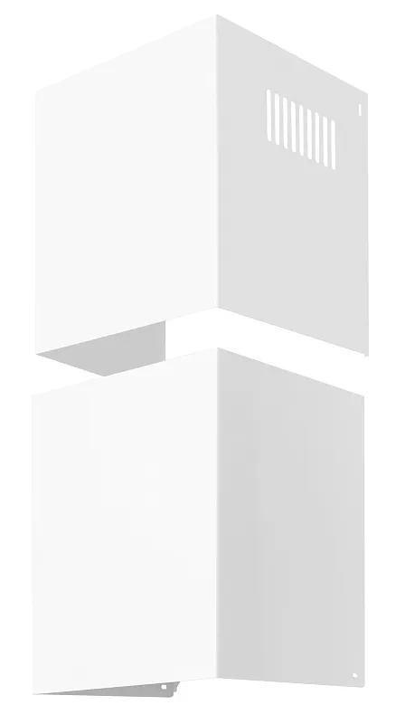 Вытяжка кухонная MEFERI AIRBOX60WH COMFORT PLUS, 60 см, наклонная, белая, стекло, производительность 1200 м3/ч, 3 скорости, низкий уровень шума, режимы отвод и рециркуляция, гарантия 3 года