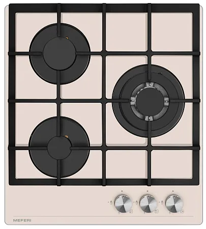Варочная панель газовая MEFERI MGH453BG GLASS POWER Варочная панель газовая MEFERI MGH453BG GLASS POWER