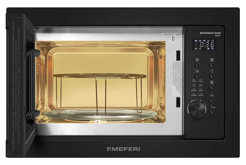 Микроволновая печь встраиваемая MEFERI MMO6025BK POWER
