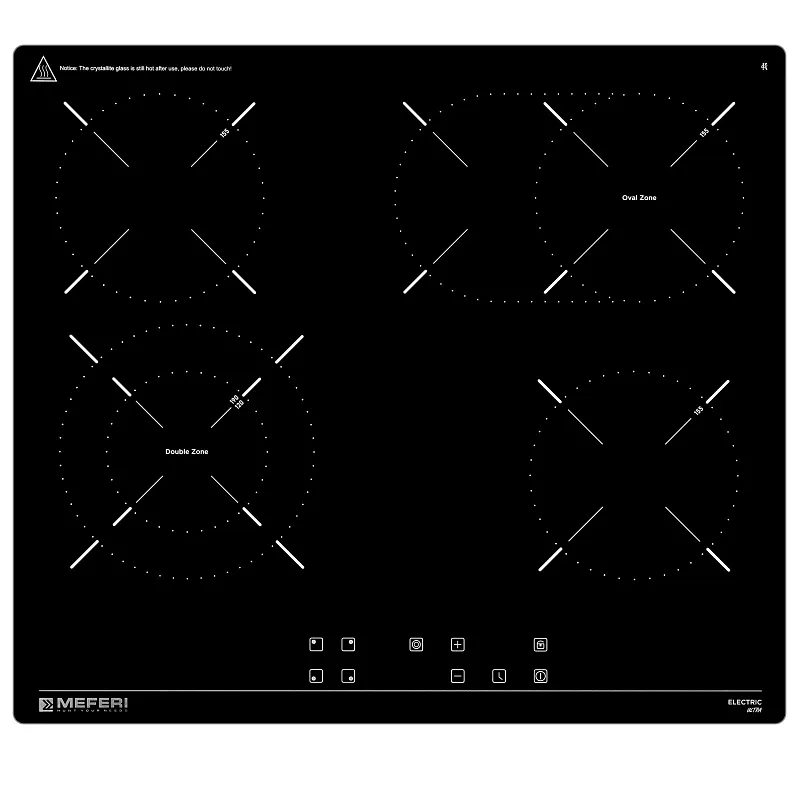 Комплект встраиваемой техники 60см черный MEFERI MS60BK72