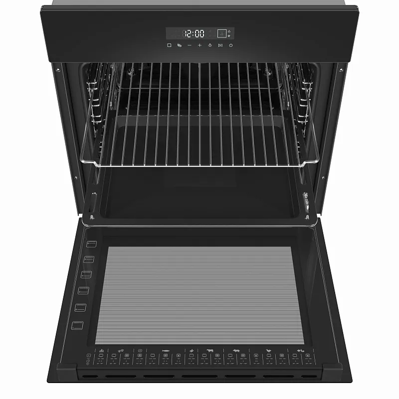 Комплект встраиваемой техники Meferi 60см черный MS60BK33