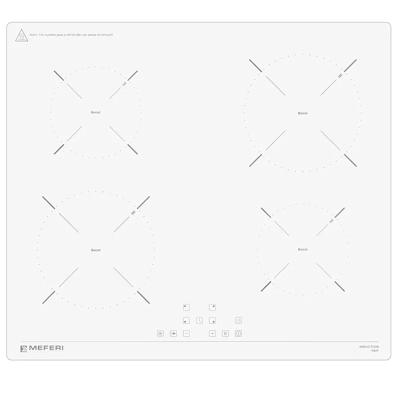 Комплект встраиваемой техники 60см белый MEFERI MS60WH03