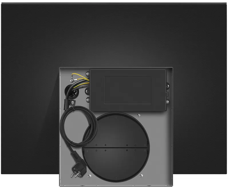 Вытяжка кухонная MEFERI SLIMBOX60BK COMFORT, 60 см, купольная, черная, производительность 950 м3/ч, 3 скорости, низкий уровень шума, режимы отвод и рециркуляция, гарантия 3 года