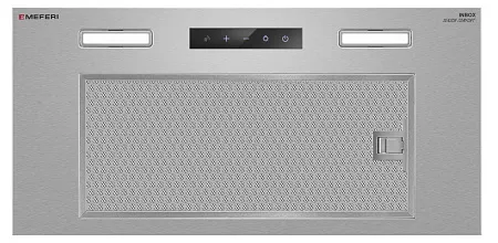 Вытяжка кухонная MEFERI INBOX60IX SENSOR COMFORT на 60 см встраиваемая, серая, производительность 950 м3/ч, 3 скорости, низкий уровень шума, режимы отвод и рециркуляция, сенсорное управление, пульт дистанционного управления, гарантия 3 года Вытяжка кухонная MEFERI INBOX60IX SENSOR COMFORT на 60 см встраиваемая, серая, производительность 950 м3/ч, 3 скорости, низкий уровень шума, режимы отвод и рециркуляция, сенсорное управление, пульт дистанционного управления, гарантия 3 года