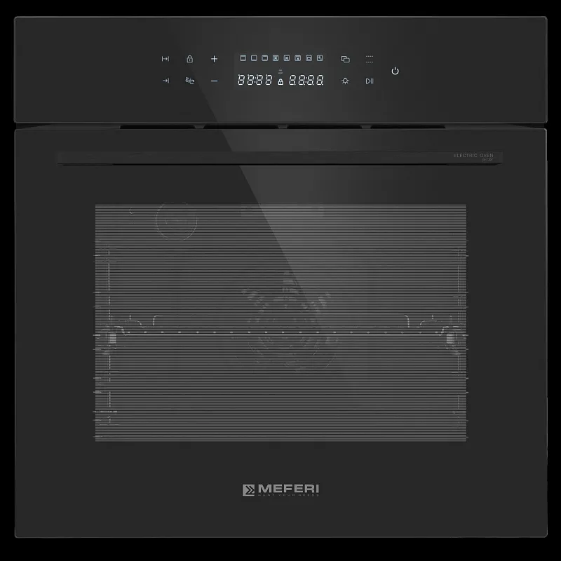 Комплект встраиваемой техники 60см черный MEFERI MS60BK13