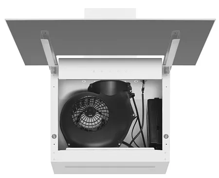 Вытяжка кухонная MEFERI AIRBOX60WH COMFORT, 60 см, наклонная, белая, стекло, производительность 950 м3/ч, 3 скорости, низкий уровень шума, режимы отвод и рециркуляция, гарантия 3 года Вытяжка кухонная MEFERI AIRBOX60WH COMFORT, 60 см, наклонная, белая, стекло, производительность 950 м3/ч, 3 скорости, низкий уровень шума, режимы отвод и рециркуляция, гарантия 3 года