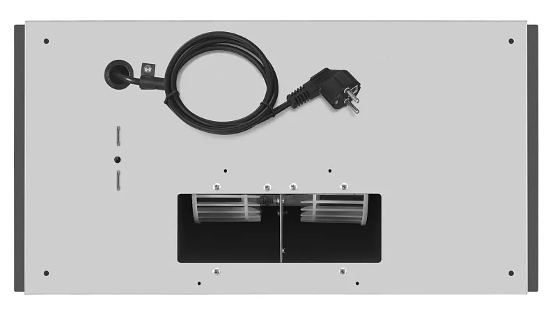 Вытяжка кухонная MEFERI INBOX60BK MATT GLASS ULTRA, 60 см, встраиваемая, черная, матовое стекло, производительность 900 м3/ч, 3 скорости, низкий уровень шума, режимы отвод и рециркуляция, гарантия 3 года