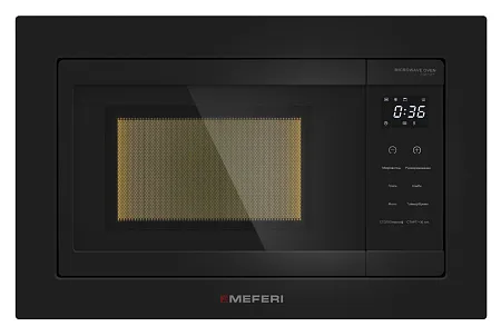 Микроволновая печь встраиваемая MEFERI MMO6020BK COMFORT Микроволновая печь встраиваемая MEFERI MMO6020BK COMFORT