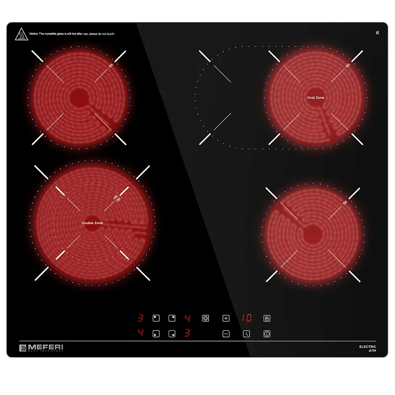Комплект встраиваемой техники 60см черный MEFERI MS60BK72