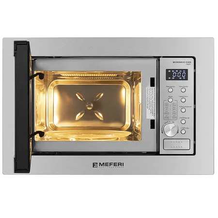Микроволновая печь встраиваемая MEFERI MMO6020IX POWER Микроволновая печь встраиваемая MEFERI MMO6020IX POWER