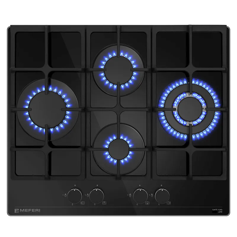 Комплект встраиваемой техники 60см черный MEFERI MS60BK71
