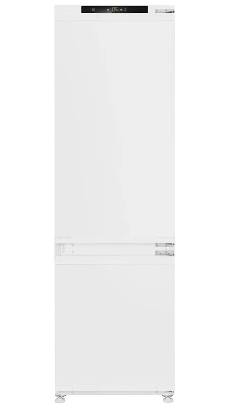 Холодильник встраиваемый MEFERI MBR177 COMBI NO FROST POWER (модификация 2025), двухкамерный, двухдверный, перенавешиваемые двери, суперохлаждение, с зоной свежести