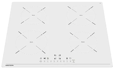 Варочная панель индукционная MEFERI MIH604WH POWER Варочная панель индукционная MEFERI MIH604WH POWER