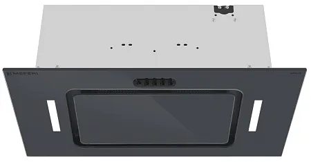 Вытяжка кухонная MEFERI INBOX60GR GLASS ULTRA, 60 см, встраиваемая, серая, стекло, производительность 900 м3/ч, 3 скорости, низкий уровень шума, режимы отвод и рециркуляция, гарантия 3 года Вытяжка кухонная MEFERI INBOX60GR GLASS ULTRA, 60 см, встраиваемая, серая, стекло, производительность 900 м3/ч, 3 скорости, низкий уровень шума, режимы отвод и рециркуляция, гарантия 3 года