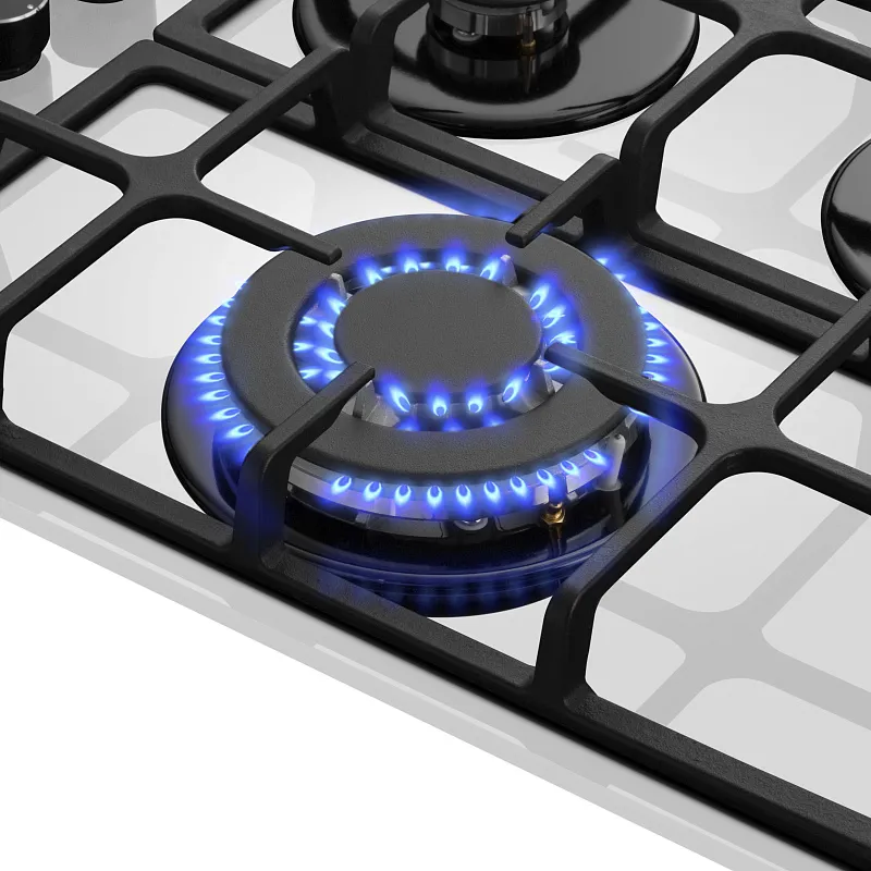 Варочная панель газовая MEFERI MGH604WH GLASS ULTRA