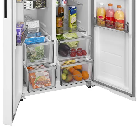 Холодильник отдельностоящий с инвертором MEFERI MFR83WH TOTAL NO FROST SIDE BY SIDE COMFORT Холодильник отдельностоящий с инвертором MEFERI MFR83WH TOTAL NO FROST SIDE BY SIDE COMFORT