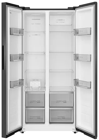 Холодильник отдельностоящий с инвертором MEFERI MFR83BLACK IX TOTAL NO FROST SIDE BY SIDE COMFORT Холодильник отдельностоящий с инвертором MEFERI MFR83BLACK IX TOTAL NO FROST SIDE BY SIDE COMFORT