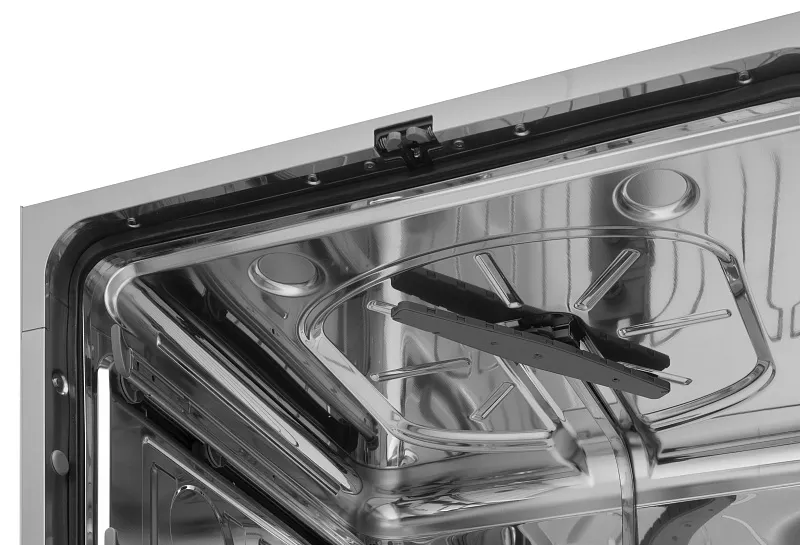 Посудомоечная машина встраиваемая с инвертором MEFERI MDW6093 LUXE 60 см, 16 комплектов посуды, 6 программ, автооткрывание, аквастоп, луч на полу, внутренняя подсветка, половинная загрузка, отсрочка