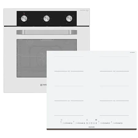Комплект встраиваемой техники MEFERI 60см белый MS60WH28 Комплект встраиваемой техники MEFERI 60см белый MS60WH28