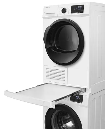 Колонна из стиральной и сушильной машин белая MEFERI MS10WH80 ULTRA Колонна из стиральной и сушильной машин белая MEFERI MS10WH80 ULTRA