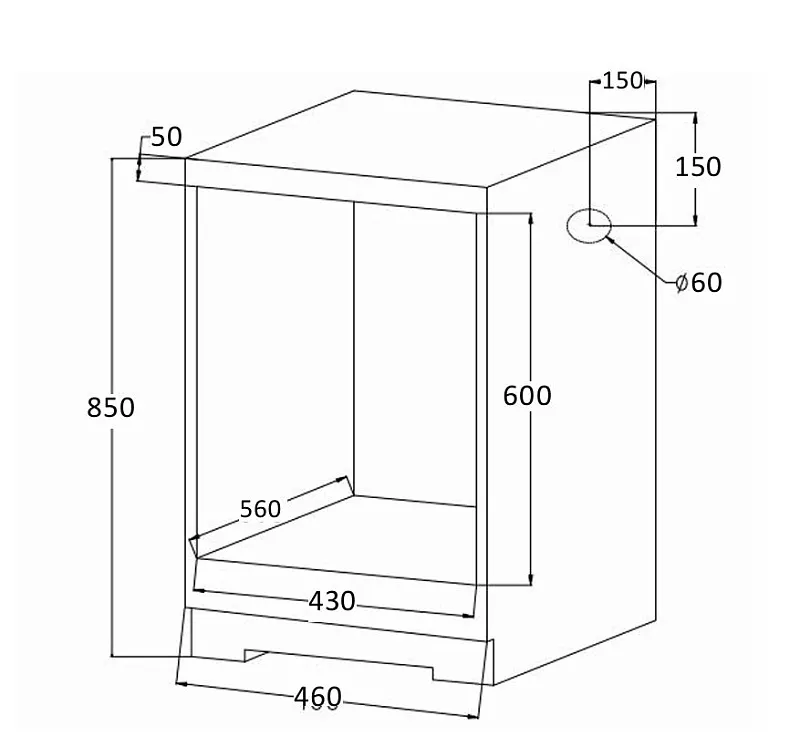 Духовой шкаф электрический MEFERI MEO457BK COMFORT