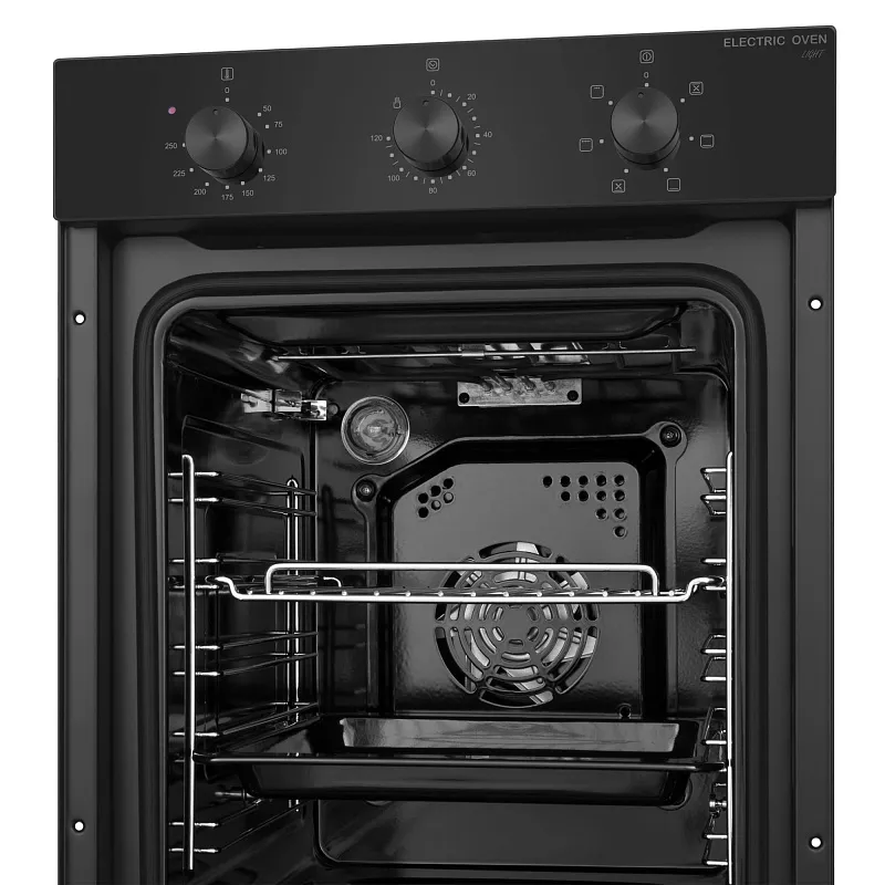 Комплект встраиваемой техники 45 см черный MEFERI MS45BK03