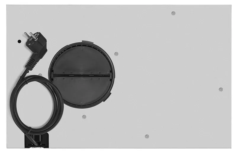 Вытяжка кухонная MEFERI INBOX45BK LIGHT, 45 см, встраиваемая, черная, производительность 650 м3/ч, 3 скорости, низкий уровень шума, режимы отвод и рециркуляция, гарантия 3 года