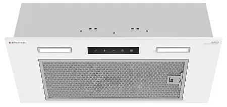 Вытяжка кухонная MEFERI INBOX60WH SENSOR COMFORT, 60 см, встраиваемая, белая, производительность 950 м3/ч, 3 скорости, низкий уровень шума, режимы отвод и рециркуляция, сенсорное управление, пульт дистанционного управления, гарантия 3 года Вытяжка кухонная MEFERI INBOX60WH SENSOR COMFORT, 60 см, встраиваемая, белая, производительность 950 м3/ч, 3 скорости, низкий уровень шума, режимы отвод и рециркуляция, сенсорное управление, пульт дистанционного управления, гарантия 3 года
