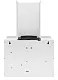 Вытяжка кухонная MEFERI AIRBOX45WH LIGHT, 45 см, наклонная, белая, стекло, производительность 650 м3/ч, 3 скорости, низкий уровень шума, режимы отвод и рециркуляция, гарантия 3 года