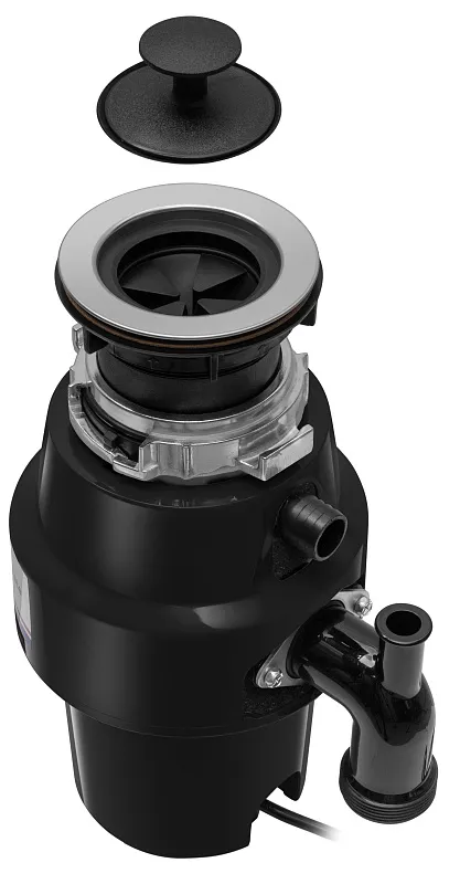 Измельчитель пищевых отходов MEFERI MFD380 PUSH POWER с пневмокнопкой в комплекте (модификация 2025 года)