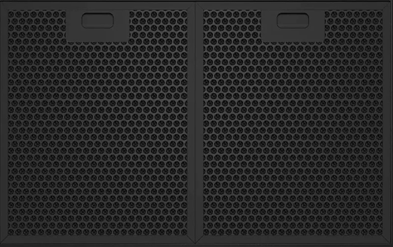 Фильтр алюминиевый MEFERI AF08BK Decorative (2 штуки в упаковке)