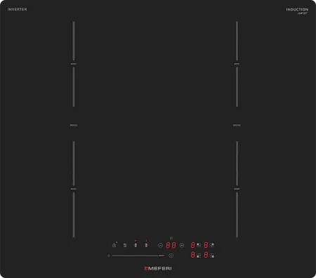Варочная панель индукционная с инвертором MEFERI MIH604BK COMFORT Варочная панель индукционная с инвертором MEFERI MIH604BK COMFORT