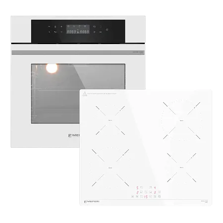 Комплект встраиваемой техники 60см белый MEFERI MS60WH43 Комплект встраиваемой техники 60см белый MEFERI MS60WH43