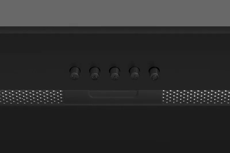 Вытяжка кухонная MEFERI INBOX60BK GLASS POWER, 60 см, встраиваемая, черная, стекло, производительность 900 м3/ч, 3 скорости, низкий уровень шума, режимы отвод и рециркуляция, гарантия 3 года