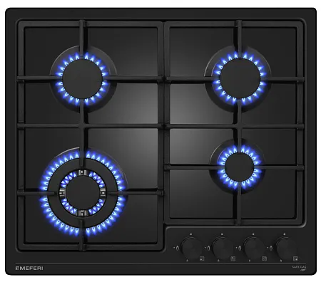 Варочная панель газовая MEFERI MGH604BK LIGHT Варочная панель газовая MEFERI MGH604BK LIGHT