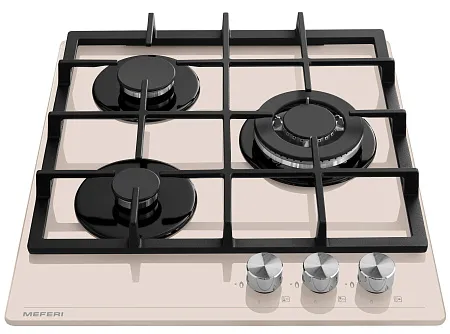Варочная панель газовая MEFERI MGH453BG GLASS POWER Варочная панель газовая MEFERI MGH453BG GLASS POWER
